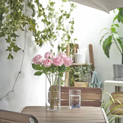 Ikea Smycka Artificial Flower, Indoor/outdoor/rose Pink, 15 ¾ "