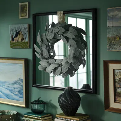 Ikea Smycka Artificial Wreath, Indoor/outdoor Eucalyptus/gray-green, 17 ¾ "