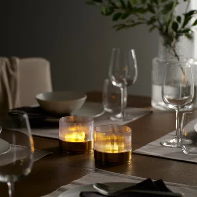 Ikea Snörptråd Led Table Decoration, Battery Operated Brass Color, Diameter: 4 "