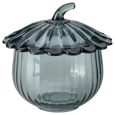 Ikea Snösiska Bowl With Lid, Dark Gray-green, 6 "
