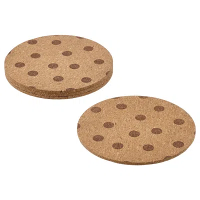 Ikea Solabborre Coaster, Cork/dotted, 4 "