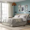 Ikea Solfibbla Comforter Set, Gray White/stripe, King In Multi