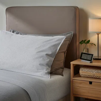 Ikea Solfibbla Sheet Set, White Blue/stripe, Twin