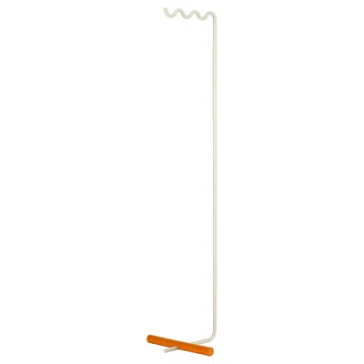 Ikea Solvinden Lamp Stand, Orange/beige, Height: 63 "