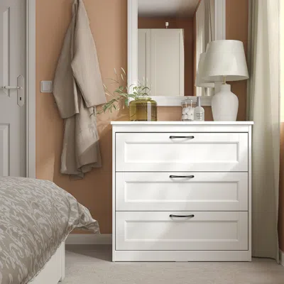 Ikea Songesand 3-drawer Dresser, White, 32 1/4x31 7/8 "