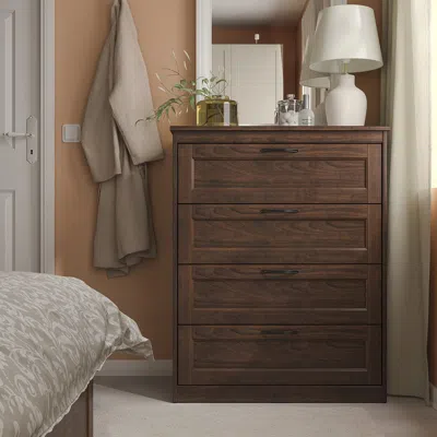 Ikea Songesand 4-drawer Dresser, Brown, 32 1/4x40 1/2 "