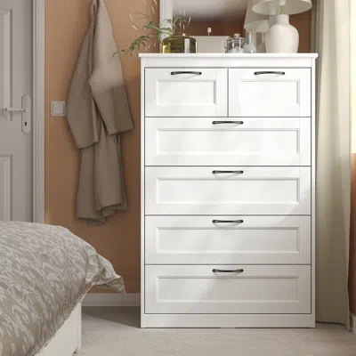 Ikea Songesand 6-drawer Dresser, White, 32 1/4x49 5/8 "