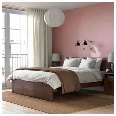 Ikea Songesand Bed Frame, Brown, Full/double