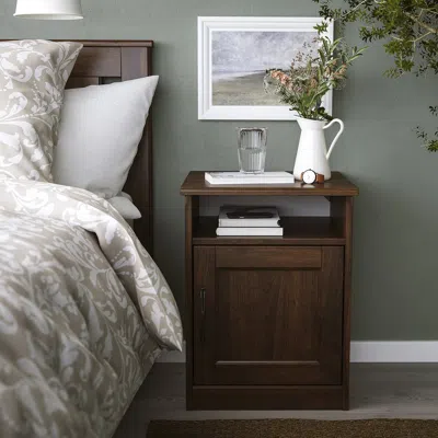 Ikea Songesand Nightstand, Brown, 16 1/2x15 3/4 "