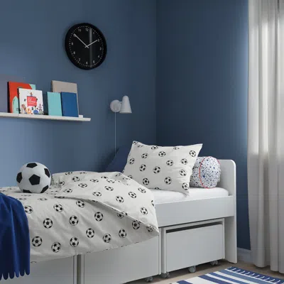 Ikea Sparka Soft Toy, Soccer Ball/black White, Diameter: 7 ¾ "