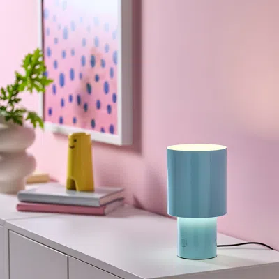 Ikea Spetsboj Table Lamp, Dimmable/light Blue, 9 "