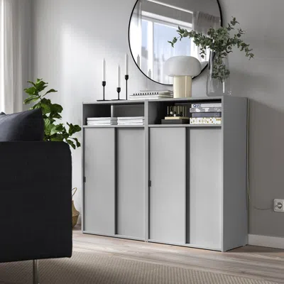 Ikea Spiksmed Cabinet Combination, Light Gray, 46 7/8x12 5/8x38 1/4 "