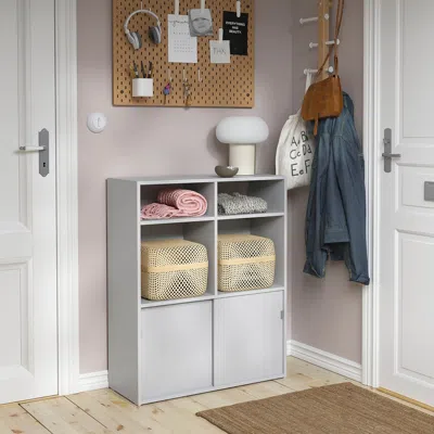 Ikea Spiksmed Open Shelf Unit, Light Gray, 30 3/8x38x12 5/8 "