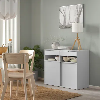 Ikea Spiksmed Sideboard, Light Gray, 38 1/4x15 3/4x31 1/4 "