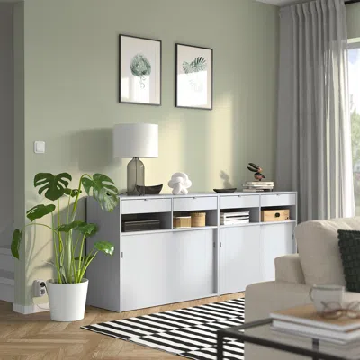 Ikea Spiksmed Storage Combination, Light Gray, 76 3/4x15 3/4x31 1/4 "