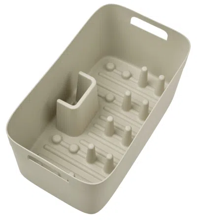 Ikea Spjutlilja Dish Drainer, Light Grey-beige, Height: 6 ¾ "