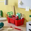 Ikea Stackstod Desk Organizer, Red, 12 ½x7x6 ¼ " In Red