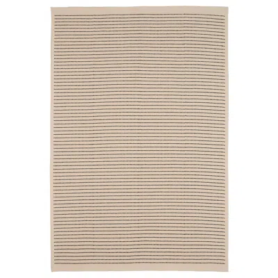 Ikea Starreklinte Rug, Flatwoven, Natural/black, 3 ' 11 "x5 ' 11 "
