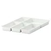 Ikea Stödja Flatware Tray, White, 14x20 "