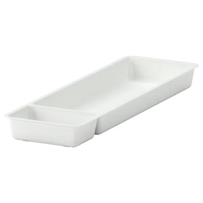 Ikea Stödja Utensil Tray, White, 6 "