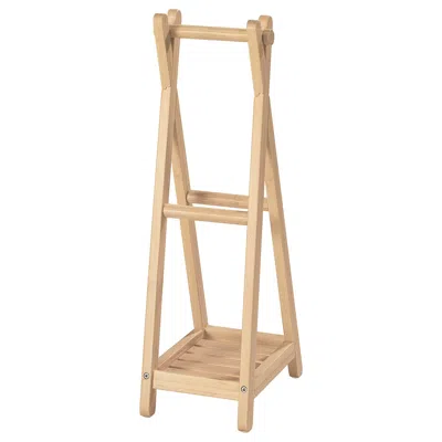 Ikea Stegesund Toilet Roll Stand, Light Bamboo, Height: 23 ¼ " In Neutral