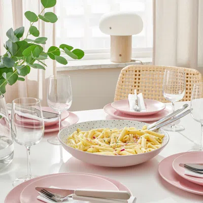 Ikea Stenticka Serving Bowl, Pink, 12 "