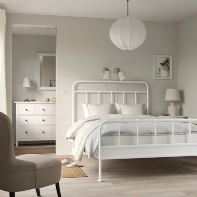 Ikea Stjärnö Bed Frame, White, Full
