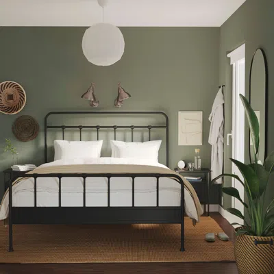 Ikea Stjärnö / Gråfjället Bedroom Furniture, Set Of 3, Anthracite, Queen