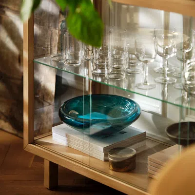 Ikea Stockholm 2025 Bowl, Dark Blue-turquoise, 13 ½ "