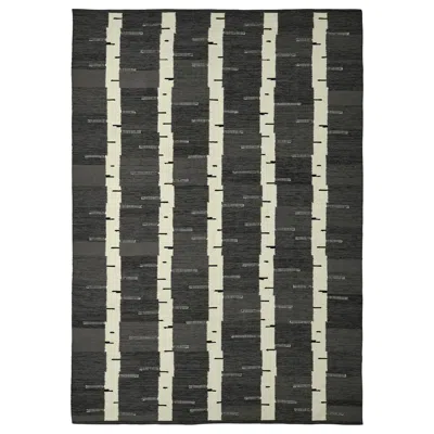Ikea Stockholm 2025 Rug, Flatwoven, Gray/white/black Handwoven, 5 ' 7 "x7 ' 10 "