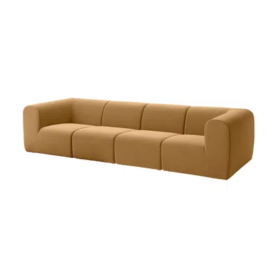 Ikea Stockholm 2025 Sectional, 4-seat, Alhamn Beige, Armrest Width: 12 5/8 "