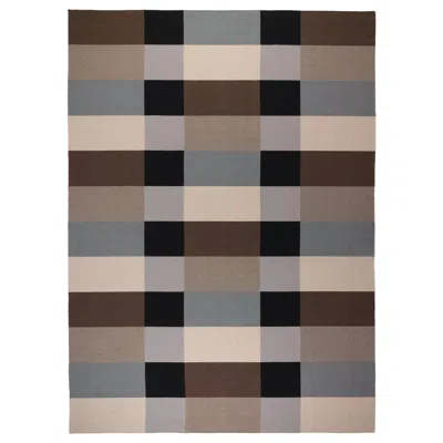 Ikea Stockholm Rug, Flatwoven, Handmade/checkered Brown, 8 ' 2 "x11 ' 6 "