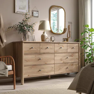Ikea Storemolla 8-drawer Dresser, Gray-brown Stained, 67 3/8x19 5/8x35 7/8 "