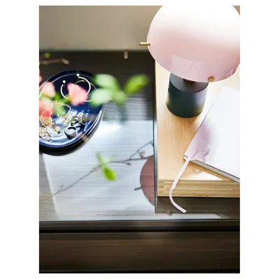 Ikea Storklinta Glass Top, Clear, 55 1/8x18 7/8 " In Pink