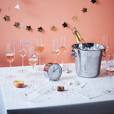 Ikea Storsint Champagne Flute, Clear Glass, 7 oz