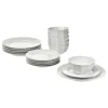 Ikea Strimmig 18-piece Dinnerware Set, White