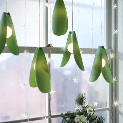 Ikea Stråla Led Decorative Light, Mistletoe Green, Height: 11 "
