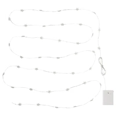 Ikea Stråla Led Lighting Chain, Battery Operated Star, Length To 1st Light: 1 ' 8 " In Multi