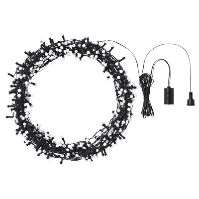 Ikea Stråla Led Lighting Chain, Outdoor/ball, 787 3/8 " In Black