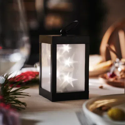 Ikea Stråla Led Table Decoration, Star/battery Operated, 6 1/4 " In Black