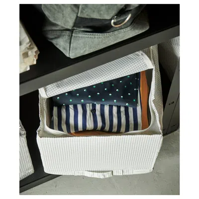 Ikea Stuk Storage Case, White/gray, 13 ½x20x11 "