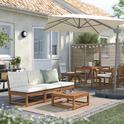 Ikea Svalön Umbrella Canopy, Light Grey-beige, 118 1/8x78 3/4 "