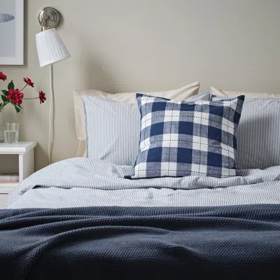 Ikea Svampfly Cushion Cover, Dark Blue, 20x20 "