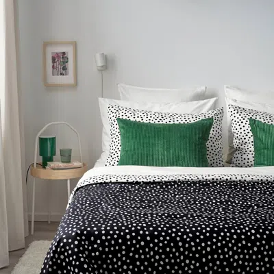 Ikea Åsveig Cushion Cover, Dark Green, 16x23 "