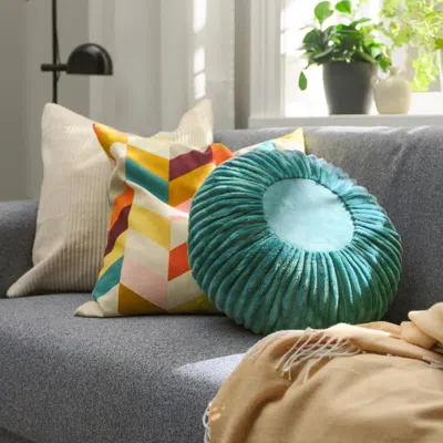Ikea Syrenbuske Cushion, Turquoise, 15 "