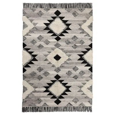 Ikea Tannisby Rug, Flatwoven, Handmade/gray Black, 5 ' 3 "x7 ' 7 "