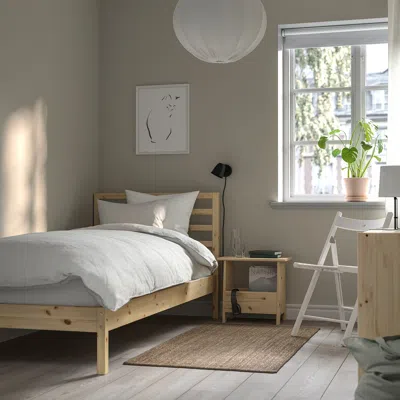 Ikea Tarva Bed Frame, Pine, Twin In Green