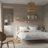Ikea Tarva Bed Frame, White Stained, Queen