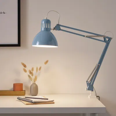 Ikea Tertial Work Lamp, Light Blue, Max.: 13 W