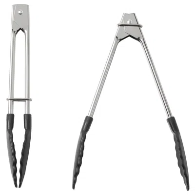 Ikea Tillämpad Tongs, Stainless Steel, Length: 7 "